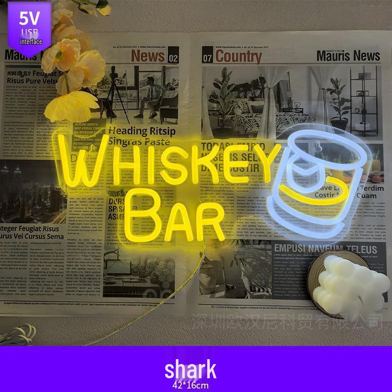 Creative LED Neon Letter Light - DIY Acrylic Sign for Kids' Room & Parties