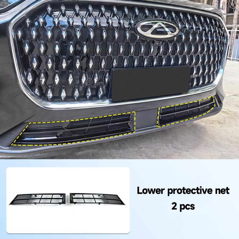 For Chery Tiggo 9 8L 2024-2026 Car Grille Insect Screen Snap-on Installation Detachable Design Easy Remove and Clean Auto Part Lower