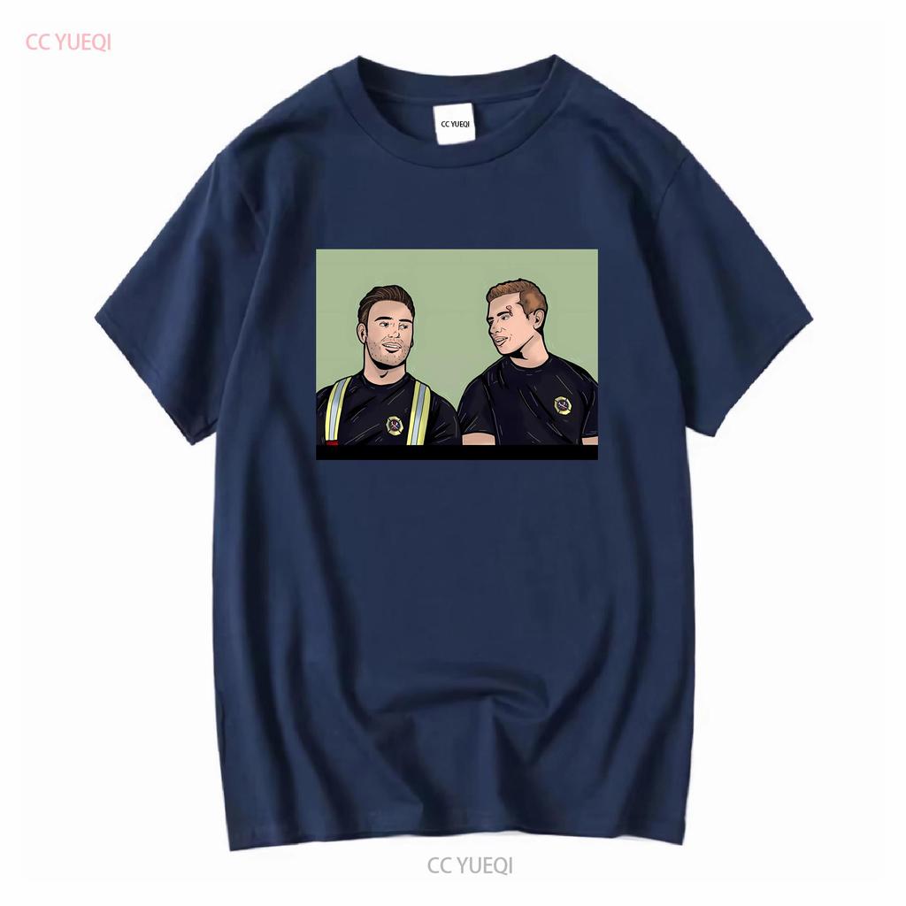 HOT SALE Buddie Evan Buck Buckley And Eddie Diaz Retro Vintage T Shirt S 5XL Vintage Washed Soft Graphic Streetwear Unisex