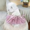 1pc Pet Clothes, Princess Style Dress for Cats And Dogs, Spring And Autumn Fluffy Gauze Dress