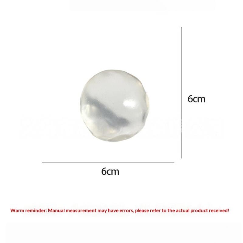 1Pcs Stress Ball Moldable Pearl Coconut Oil Squeeze Toy Slow Rising Decompression Sensory Toys For Adult