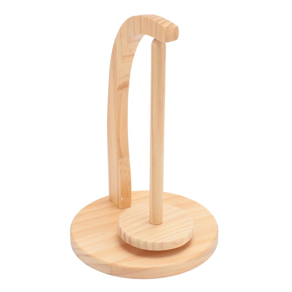 Yarn Holder Easy Installation Stable Structure Rotatable Wooden Yarn   Holder Yarn   for Crocheting Knitting