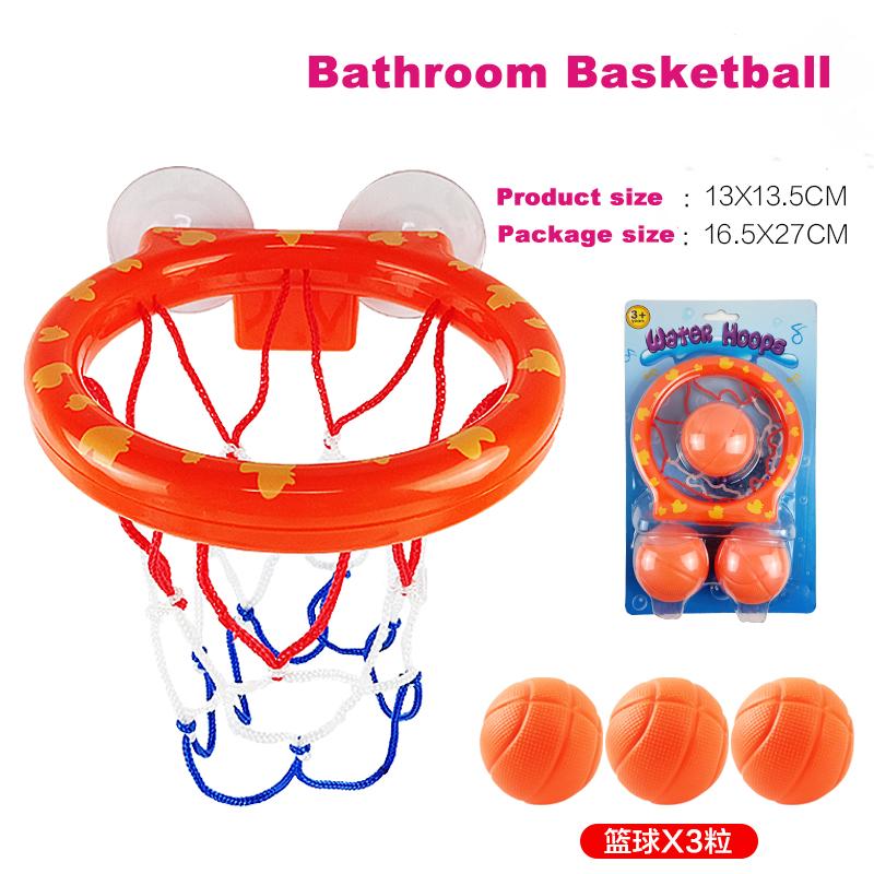 Baby-Badespielzeug, Wasserspielzeug für Kleinkinder, Mini-Schießkorb, Badewannen-Wasserspielset, Basketballkorb-Spielzeug