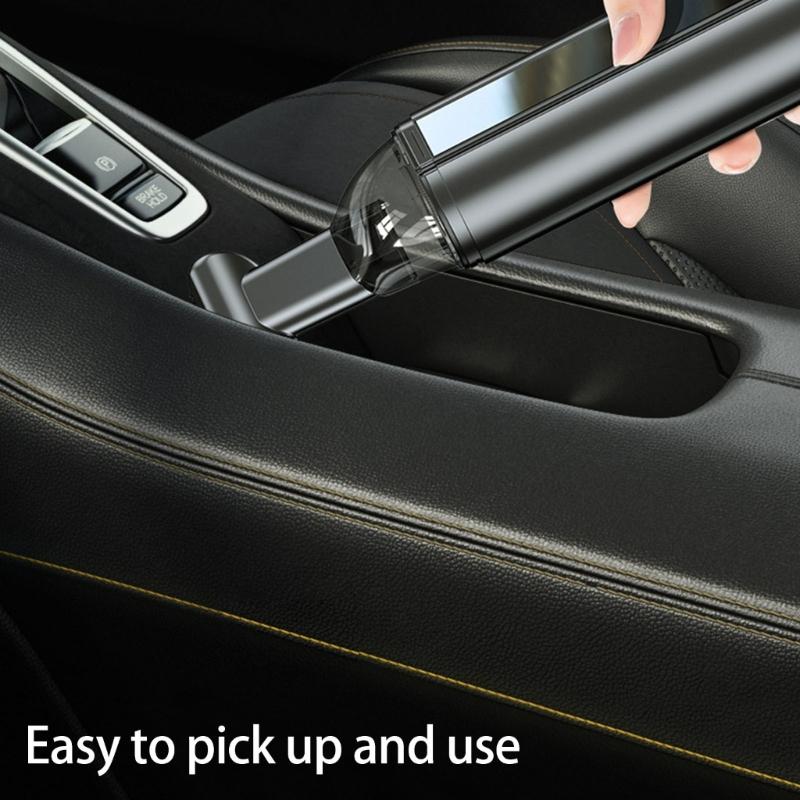 Wireless Handheld Vacuum 45W 6Kpa Suction Multi Attachments LED Indicator Low Noise Car Vacuum