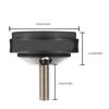 Bike Computer Mount Adjustable Holder for Cycling Extended Mount for Handlebar Bicycles Phone Flashlight Stem Brackets