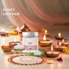 Prachyam 100% Reiner Bhimseni Kampfer Flocken 250g Glas | Natürlicher Kapoor ohne Rückstände für Puja, Havan, Aromatherapie & Luftreinigung | Authentischer De