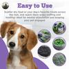 Paw Shaped Snuffle Mat 29"x29" for Small, Medium, Big Size Dogs, Cats; Interactive Slow Feeding Sniffing Mat for Mental Stimulation, Puzzle Toy for
