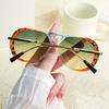 Trendy Double Bridge sunglasses for Women Men with PC Lens and Fashionable Decorative Frame Eyewear Perfect for Birthdays