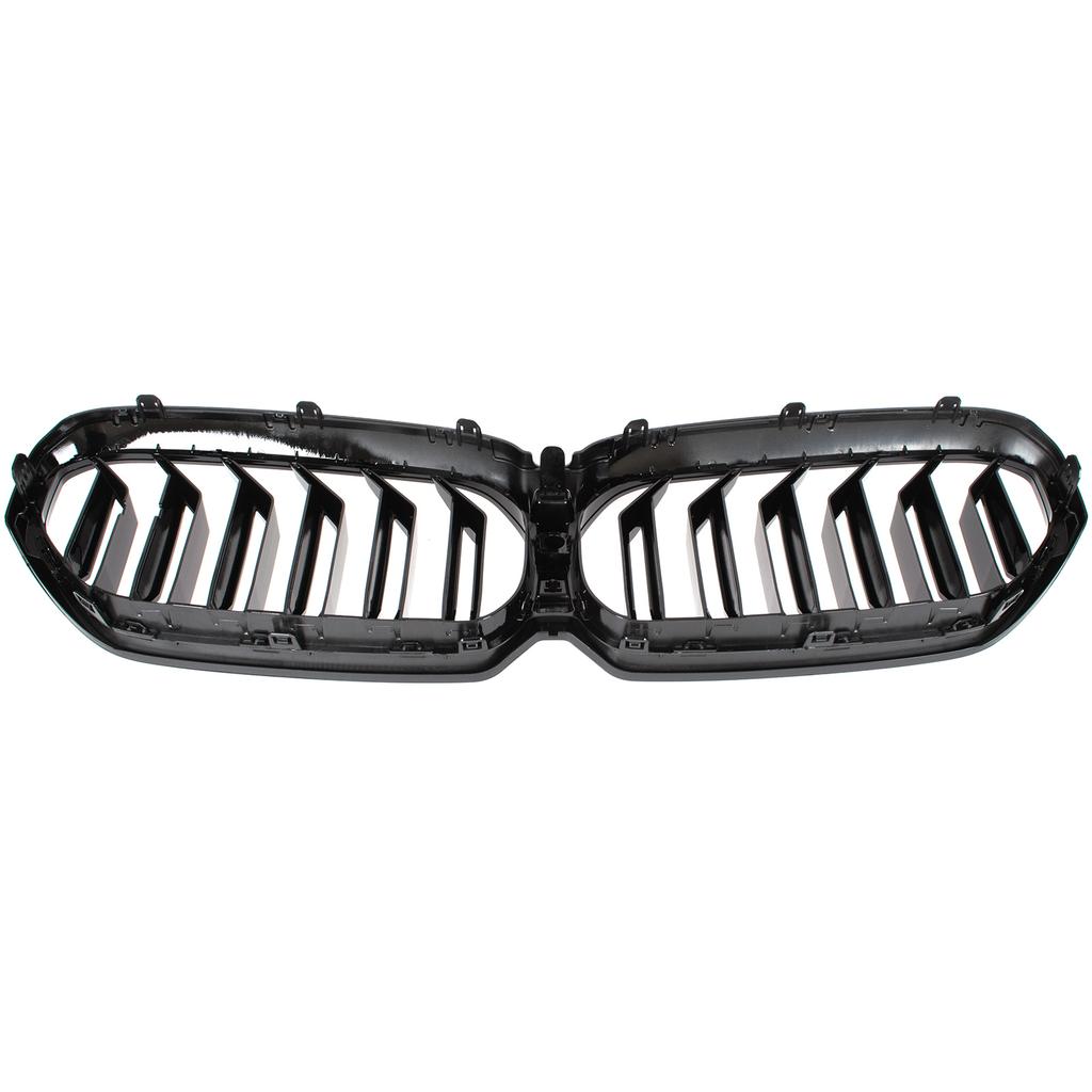 BMW 5 G30 G31 LCI 2020- Headlight Grille (kidney) BLACK GLOSSY DOUBLE BAR