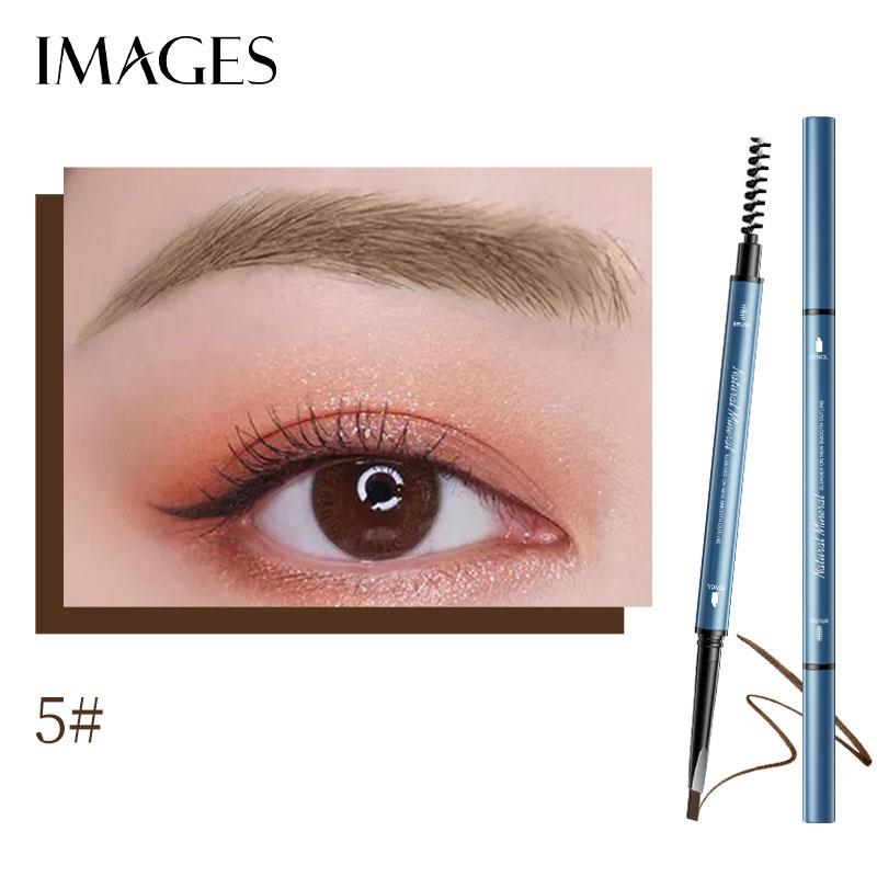 

ИЗОБРАЖЕНИЯ Многоцветный двусторонний карандаш для бровей, водостойкий и устойчивый к поту, нелегко снять макияж, карандаш для бровей, кисть для бровей 5#