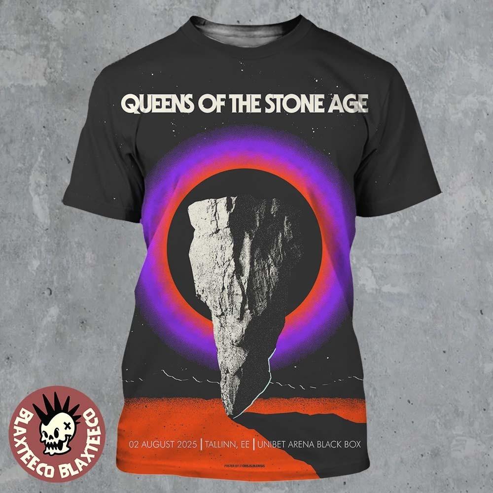 

Queens Of The Stone Age Tallinn Estonia 2025 Gig Shirt PNA_275 Unisex T-Shirt S