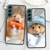 Hamsters With Hats Have Ears Phone Case For Samsung Galaxy S22 S25 Ultra S21 S10 Plus S26 Edge S20 S23 S24 FE Cover Silicone