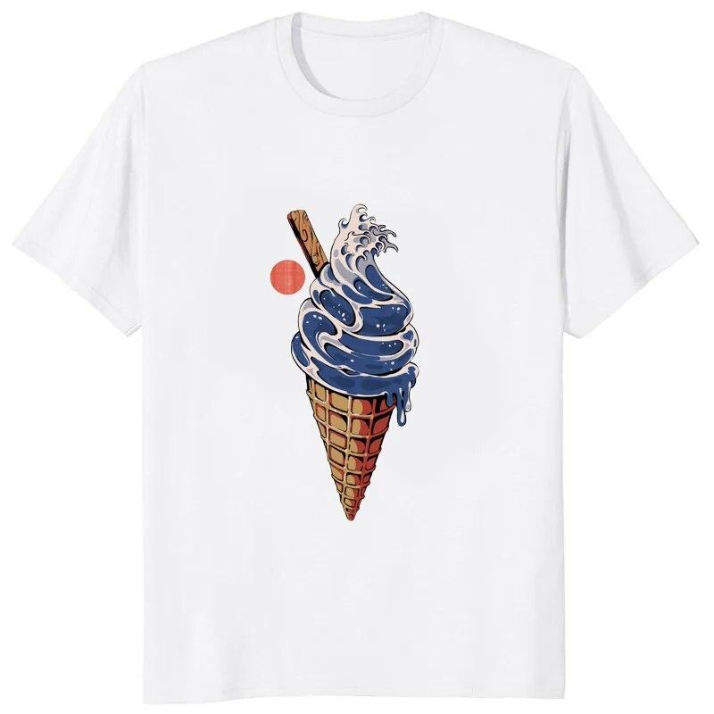 Nouă sosire Mâncare japoneză Sushi Ramen Takoyaki Kaiju Tricou unisex cu imprimeu grafic Harajuku Hipster Tricou pentru femei Tricou casual de vară