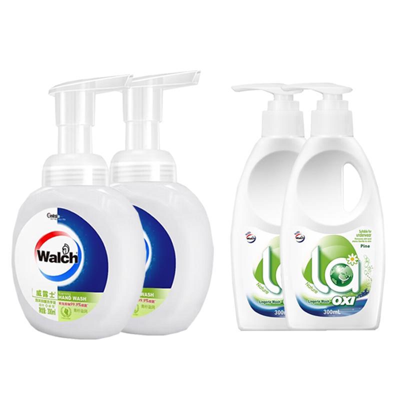Walch Antibacterial Foaming Hand Wash & Laundry Detergent Combo