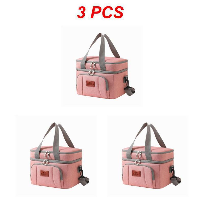3 Stück 10/20L Kühltasche mit Hartschale Große isolierte Picknick-Lunchtasche Box Kühltasche für Camping Grillen Familie Outdoor