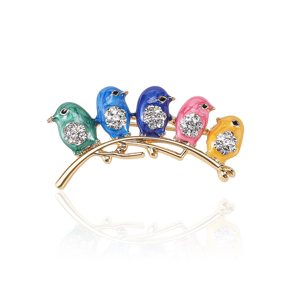 Strass Phönix Broschen für Damen Unisex Emaille Vogel Tier Anstecknadeln Event Party Rucksack Dekoration Kleidung Accessoires