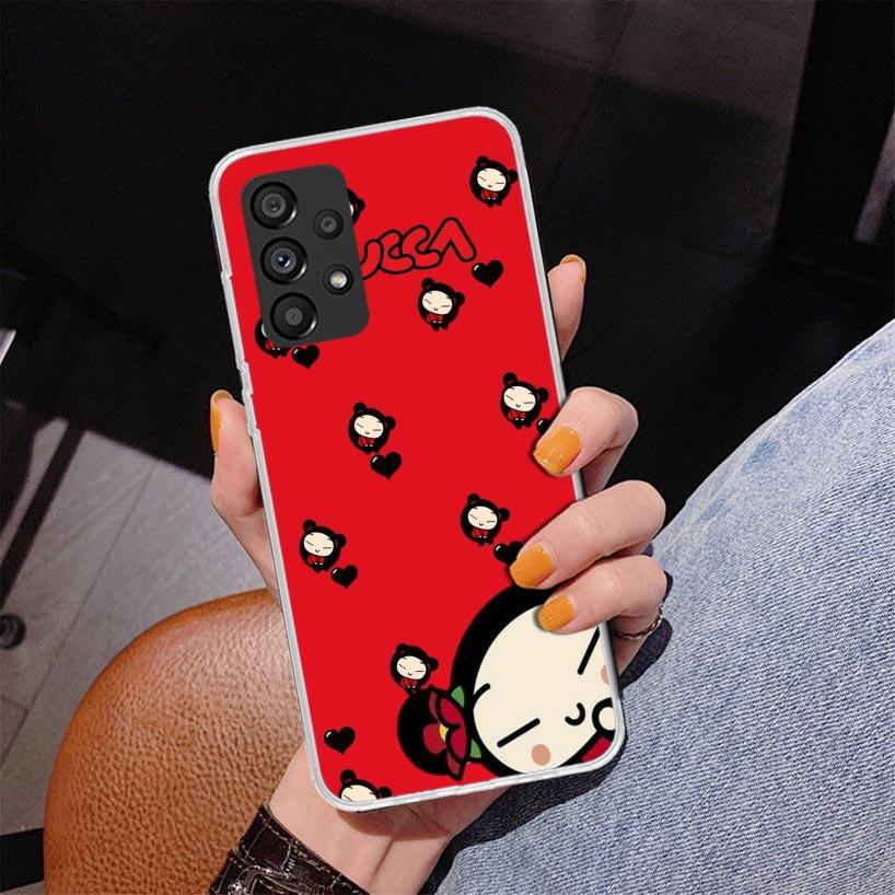

Cute Cartoon Pucca Garu Phone Case For Samsung Galaxy A17 A16 A15 A14 A13 A57 A56 A55 A54 A53 A37 A36 A35 A34 A33 A26 A25 A24 A2 Samsung A13