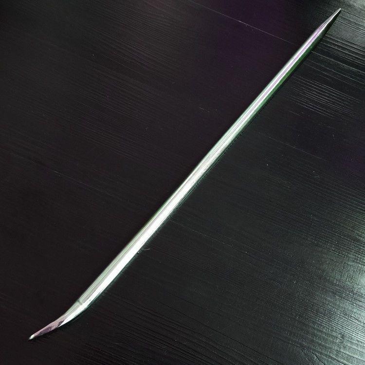 Chrome-Plated Carbon Steel Pry Bar: 30cm to 1m, Round, Quenched, Durable for Tire Removal