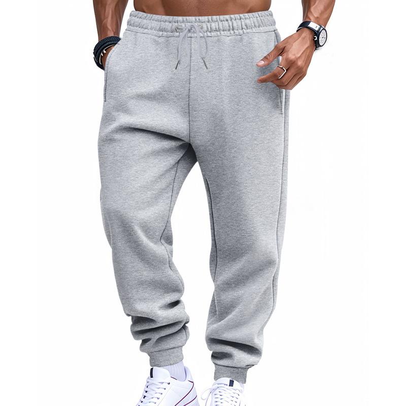 Pantaloni da Jogging Casual Americani da Uomo, Monocolore, per Palestra, Fitness, Allenamento