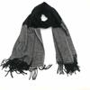 Autumn and winter new herringbone pattern splicing imitation cashmere scarf women's two-color thickened scarf shawl factory