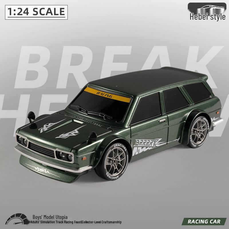 1/43 Scale RC Drift Car: 4WD, Gyroscope, Lights - Kids Mini Remote Control Racer