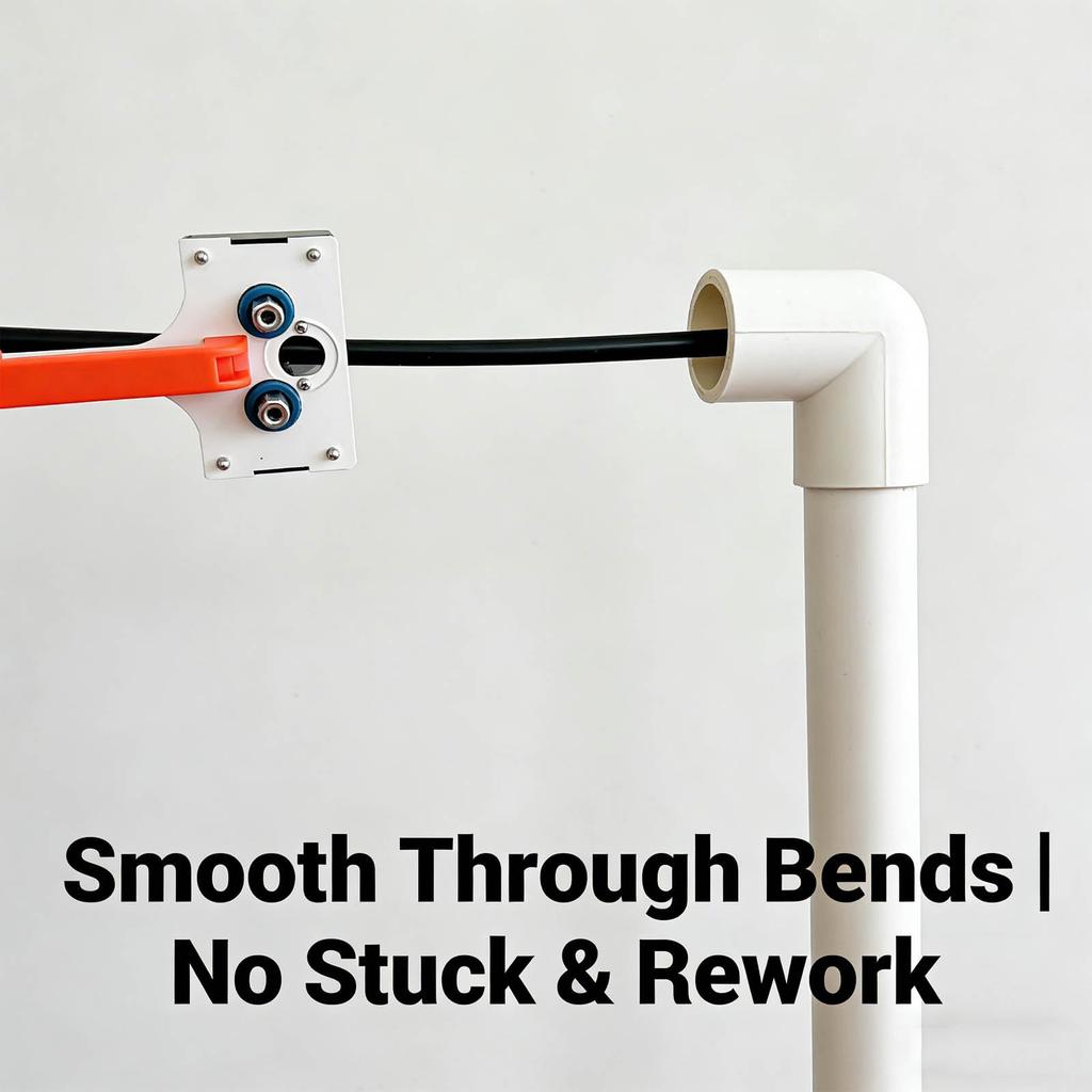 Efficient Wire Puller Cable Pulling Tool, Heavy-Duty Handheld Wiring Tools 8mm Wire Tugger for Electrician Pipe Conduit Fishing