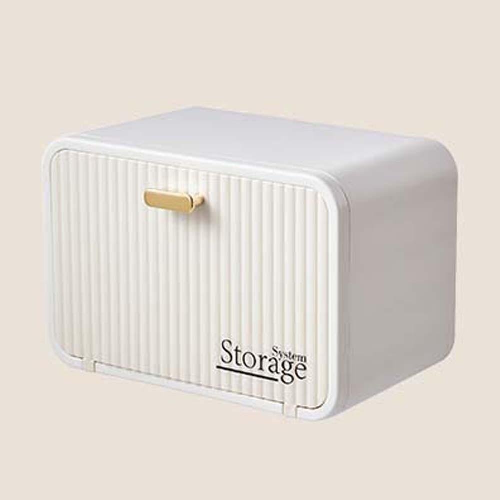 Large Capacity Transparent Storage Rack Wall Mounted Toilet Paper Organizer  Bedside Table