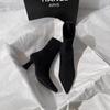 Women Stretch Ankle Boots Sexy Pointed Toe Short Botas Shoes Fashion Partys Stiletto High Heel Socks Botas Botas De Mujer