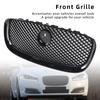 XF-R Style Front Bumper Grill Grille Fit Jaguar XF 2012-2015 Gloss Black