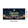 Bannière Ramadan Kareem Toile de fond Lanternes Lumières Décoratif Festival Fête Événement Célébration Graphique Décor Islamique Arrière-plan