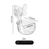 Bathroom Storage Rack Punch-free Storage Box Bathroom Suction Cup Wall-mounted Washbasin Makeup Storage Rack