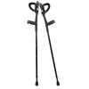 Adjustable Aluminum Alloy Folding Elbow Crutches – Armpit Crutches, Non-Slip, Lightweight Walker for Rehabilitation and Fractures.