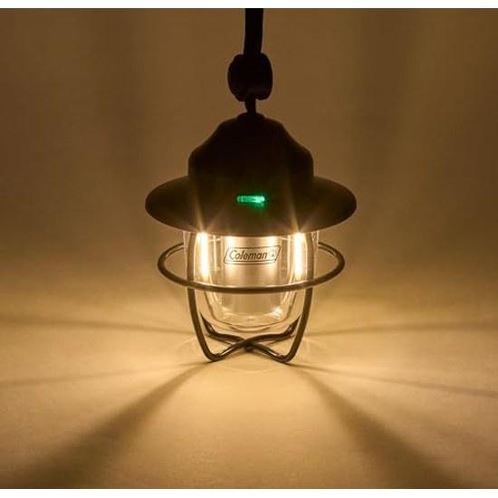 Coleman Camping Mini Lamp LED Camp Outdoor Disaster Preparedness Power Outage Rechargeable Compact Work Light Tabletop Hanging
