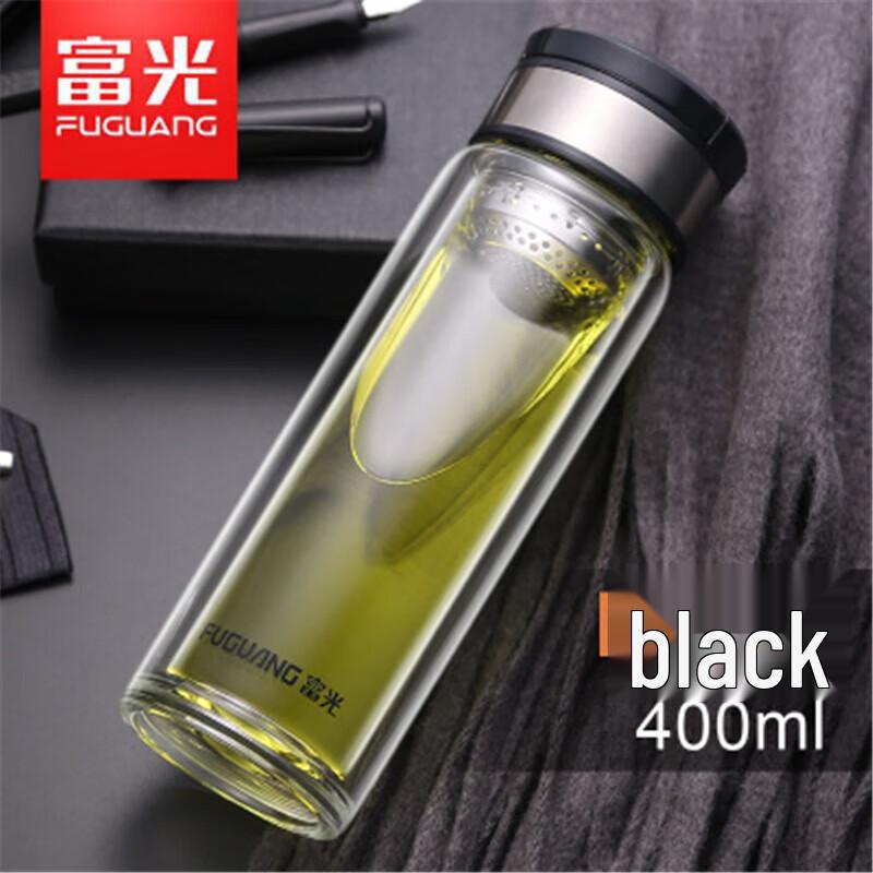 Fuguang Shangyu Double-Wall Glass Travel Mug