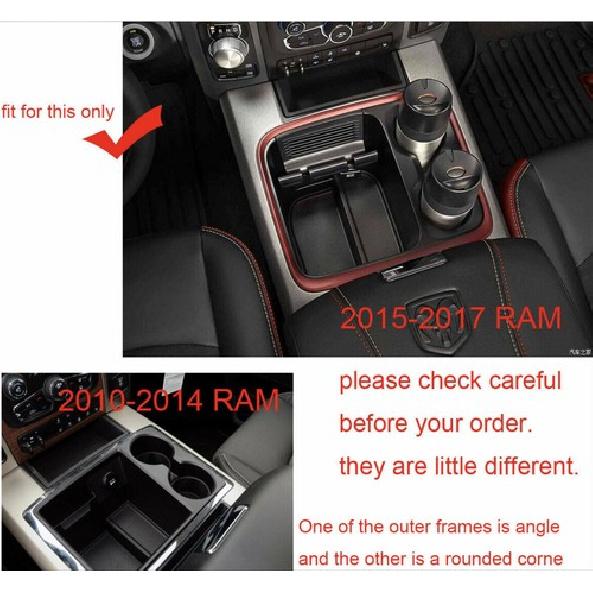 Capac Inel Decorativ Suport Pahare Față Mașină Pentru Dodge Ram 1500 2015-2017 Crom