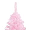 VidaXL Arbre de Noël Artificiel avec LED et Boules Sapin de Noël Décoration de Noël Jardin Patio Arrière-cour Extérieur Rose 3077671