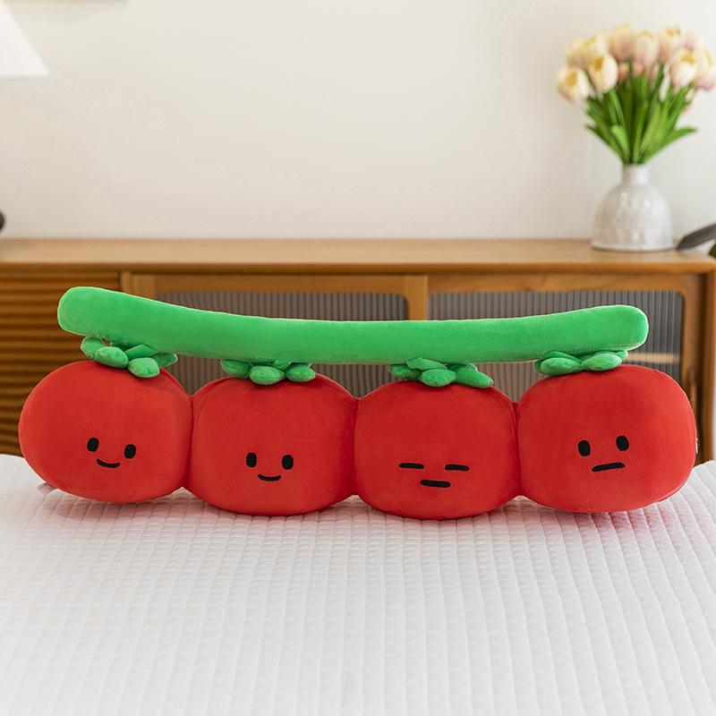New vegetable series plush toys, tomatoes, dolls, throw pillows, large gifts for children and girls