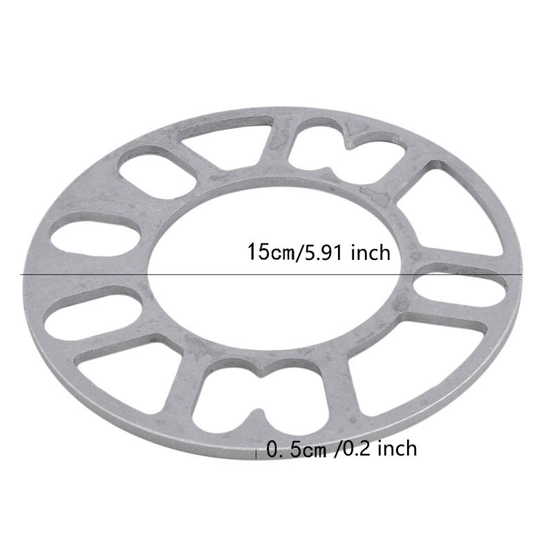 2pcs Universal Car Wheel Tire Spacer Adaptor Shims Plate 3mm 5mm 6mm 8mm 10mm For 4x100 4x114.3 5x100 5x108 5x114.3 5x120