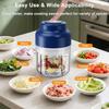 Electric Garlic Chopper Mini Portable Blender Electric Vegetable Garlic Onion Meat Chopper Electric Food Processor Mini Chopper