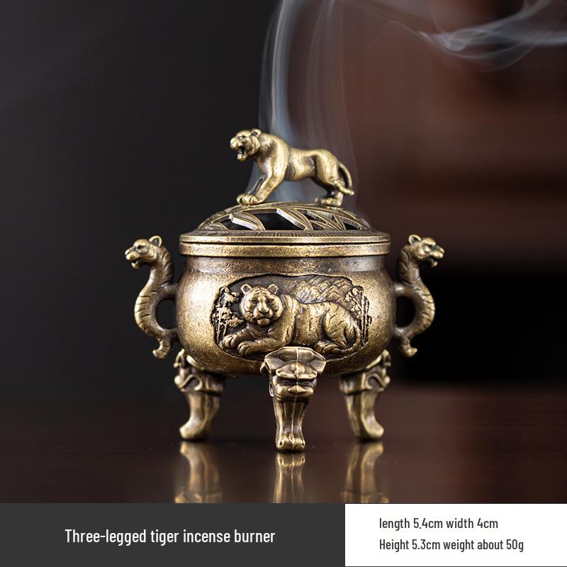 Creative Alloy Mini Indoor Incense Burner - Perfect for Homes, Hotels, and Small Decorative Spaces