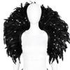 Women's Feather Scarf Halloween Shrug Poncho Collar Fashion Accessory for Stage Performances Costume Party Favors