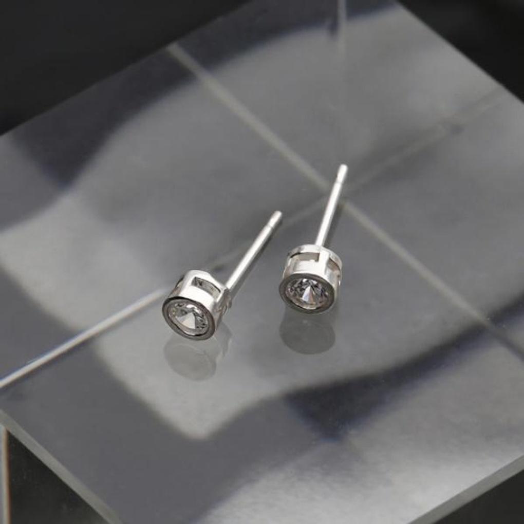 Women's Daily Accessory Sari Cubic Simple Earrings