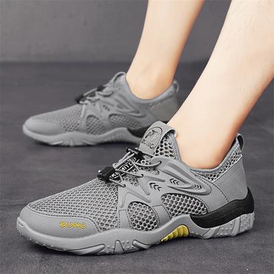 Summer Creek Shoes Men's Outdoor Wading Shoes New Large Mesh Hollow Shoes Men's Mesh Sports Trendy Shoes