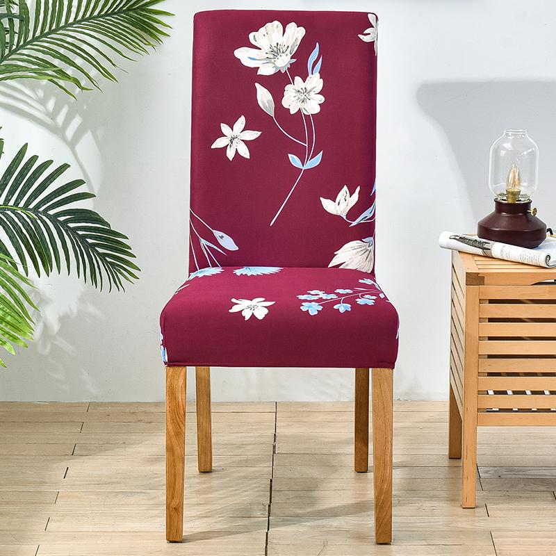 

Чехол для стула для столовой, устойчивый к загрязнениям, чехол для сиденья стула для гостиной, свадьбы, кухни, отеля, церемонии, банкета, офиса, съемный Universal