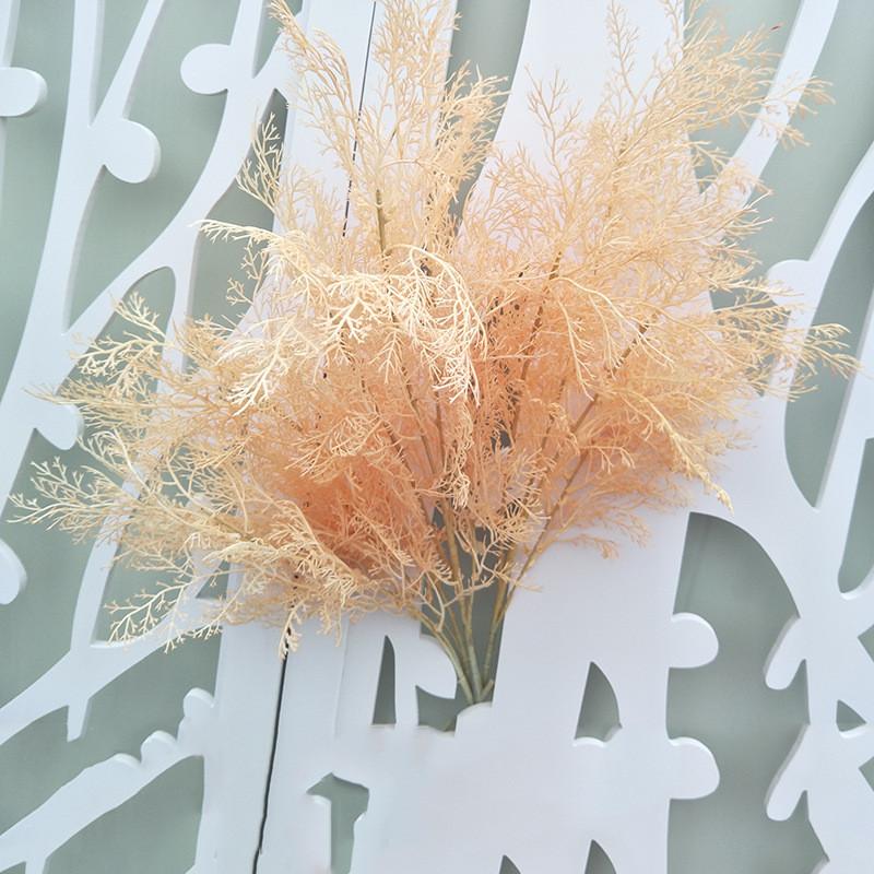 

Mist Pine Plastic Floral Decor Faux Botanical Artificial Flowers For Wedding Home Centerpiece 80 Pale Orange
