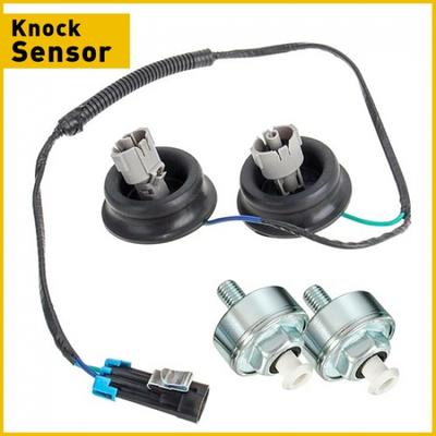 Knock w/Harness Sensor Fit Chevy GMC 1500 2500 Cadillac Hummer H2 4.8/5.3/6.0L
