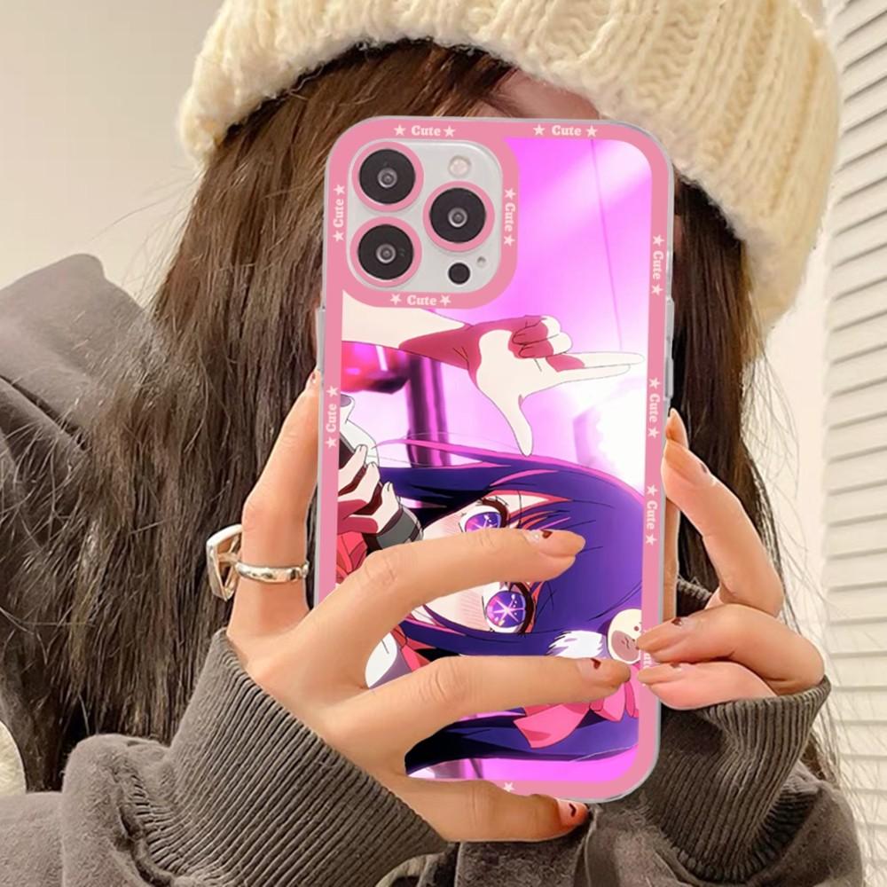 Oshi No Ko Phone Case For Samsung S 20 21 22 23 lite plus ultra Clear Mobile Cover Funda
