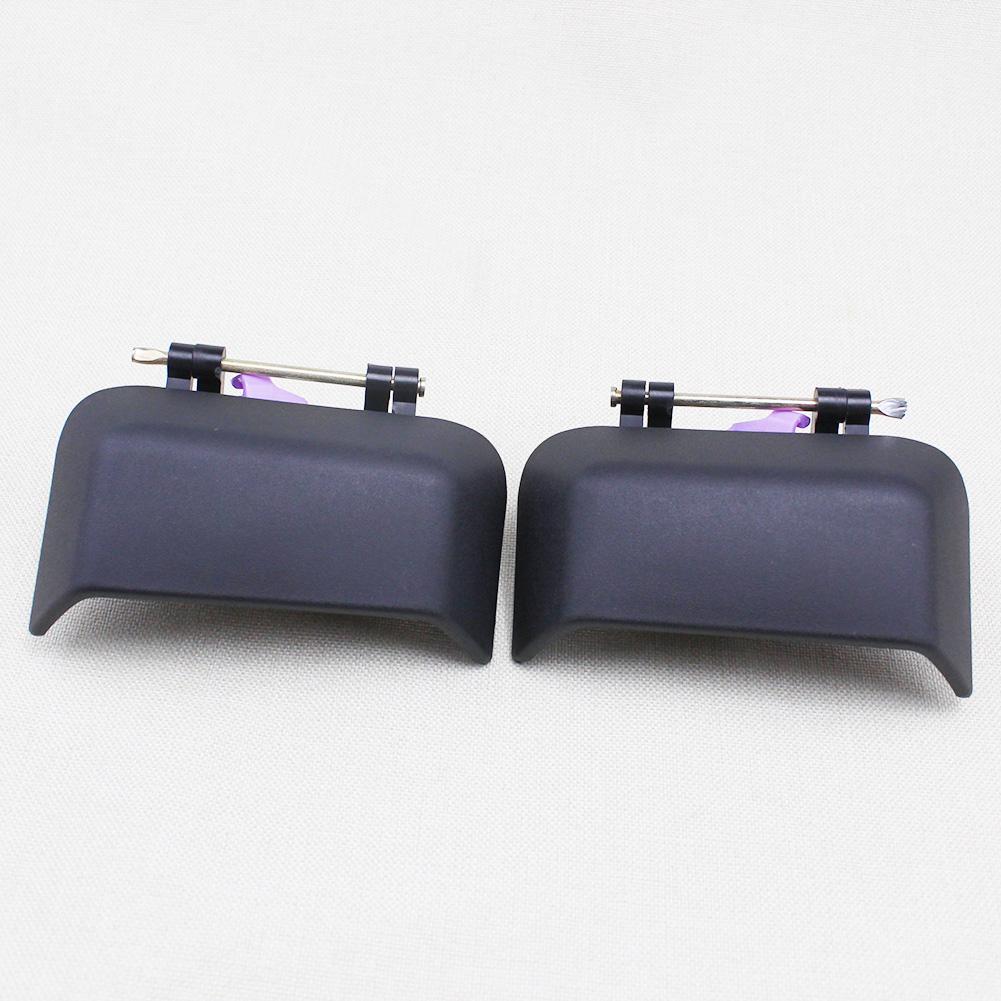 KUMMYY Mâner exterior al ușii din spate stânga dreapta, negru, potrivit pentru Jeep Compass 2007-20165115826AF 5115826AE