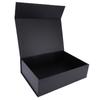 Gift Box Flip Open with Magnet Lid for Presents Packaging Valentine Day Mother Day Birthday Proposal Large Black with