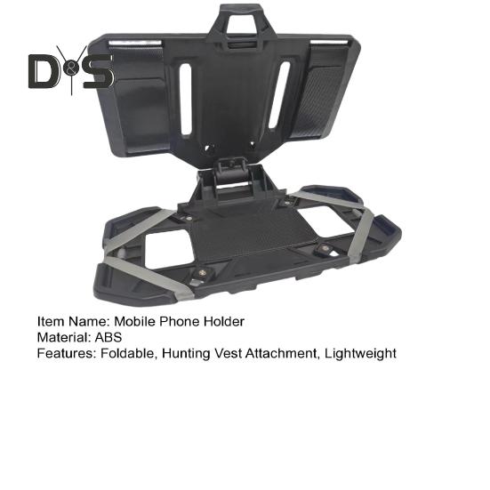 Foldable Hunting Vest Phone Holder Plate Carrier Mobile Phone Mount Universal Chest Navigation Board Cell Phone Holder Outdoor Vest Attachment